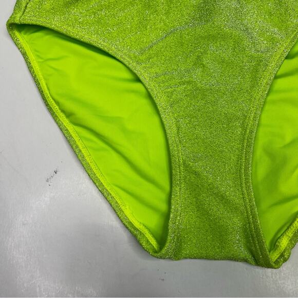 Good American Sparkle low rise brief electric lime - 3 (large) - Picture 4 of 9